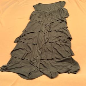 Bailey 44 ruffled gray dress. Size S.